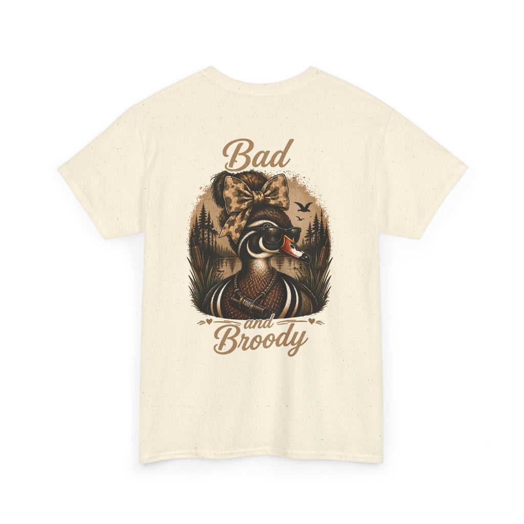 Bad and Broody Duck Tee — Vintage Duck Hunting Graphic T-Shirt