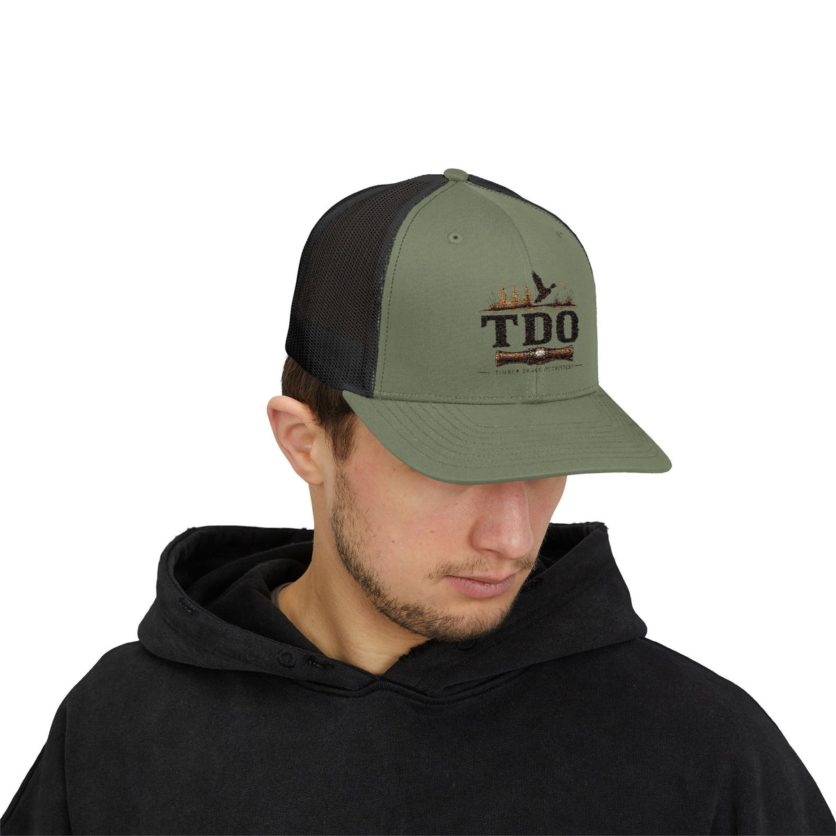 TDO Duck Hunting Trucker Cap - Mesh Back Snapback Hat for Outdoorsmen