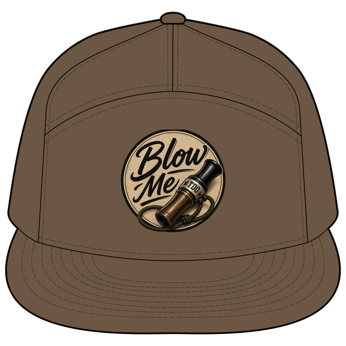 Trucker Hat - "Blow Me" Duck Call Patch Design