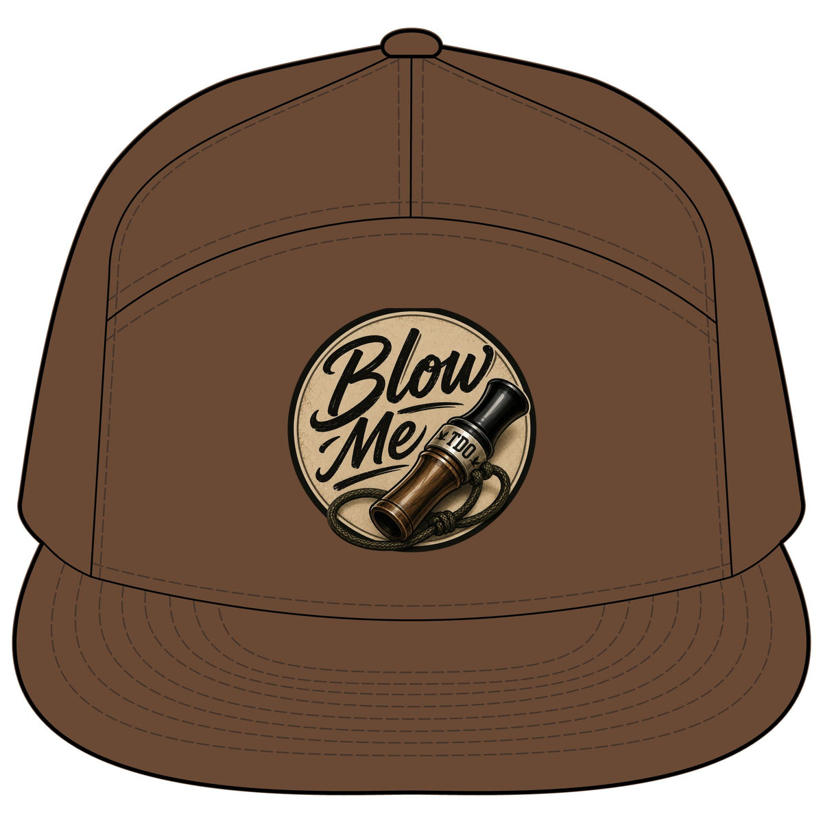 Trucker Hat - "Blow Me" Duck Call Patch Design
