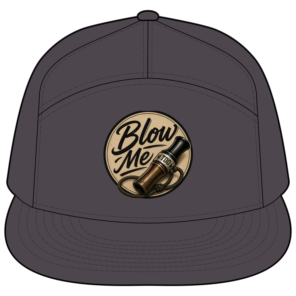 Trucker Hat - "Blow Me" Duck Call Patch Design