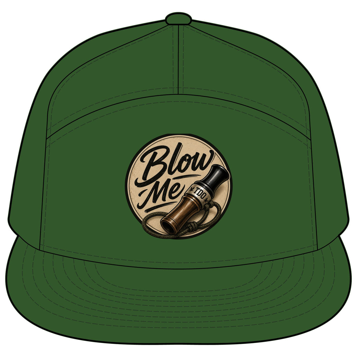 Trucker Hat - "Blow Me" Duck Call Patch Design