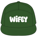 Wifey Trucker Hat — Retro Bubble Letter Bride Cap