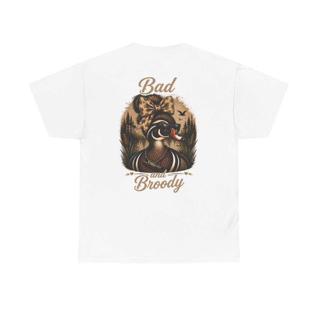 Bad and Broody Duck Tee — Vintage Duck Hunting Graphic T-Shirt