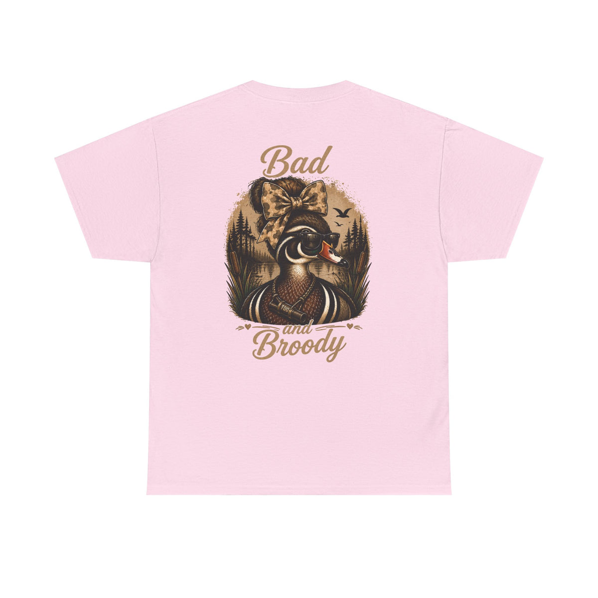 Bad and Broody Duck Tee — Vintage Duck Hunting Graphic T-Shirt