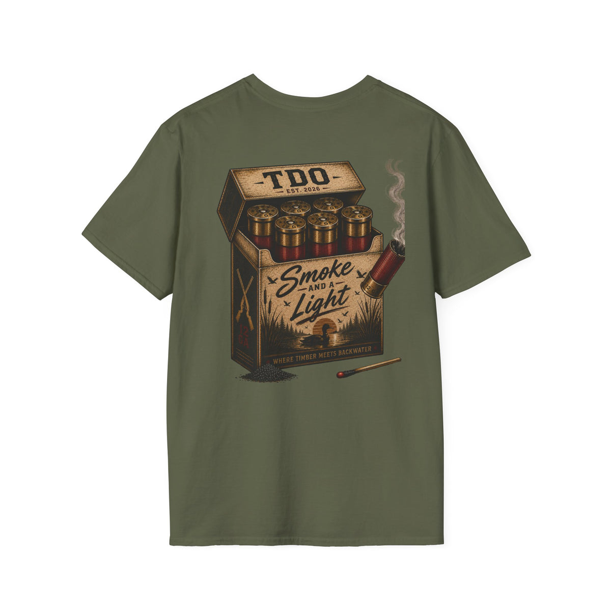 Men’s Smoke and a Light TDO- T-shirt