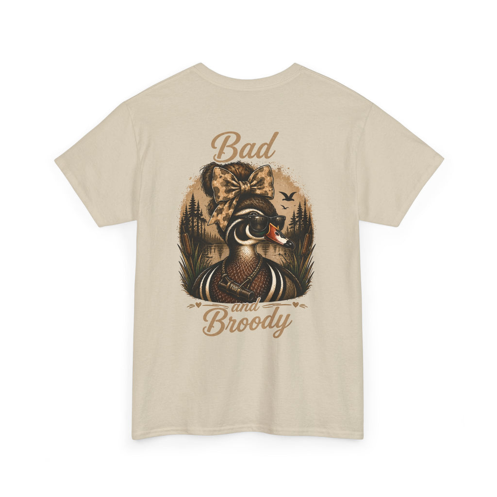 Bad and Broody Duck Tee — Vintage Duck Hunting Graphic T-Shirt