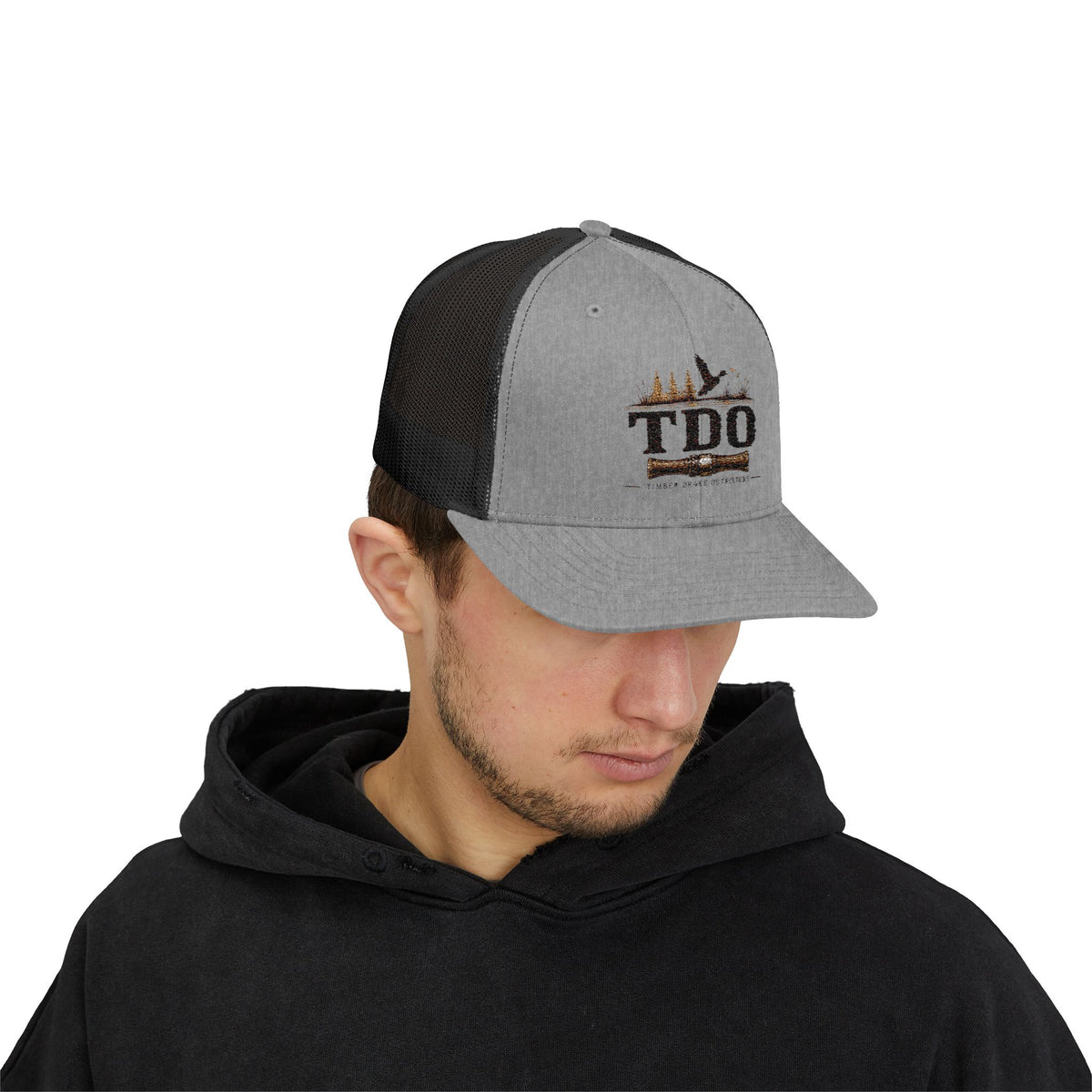 TDO Duck Hunting Trucker Cap - Mesh Back Snapback Hat for Outdoorsmen