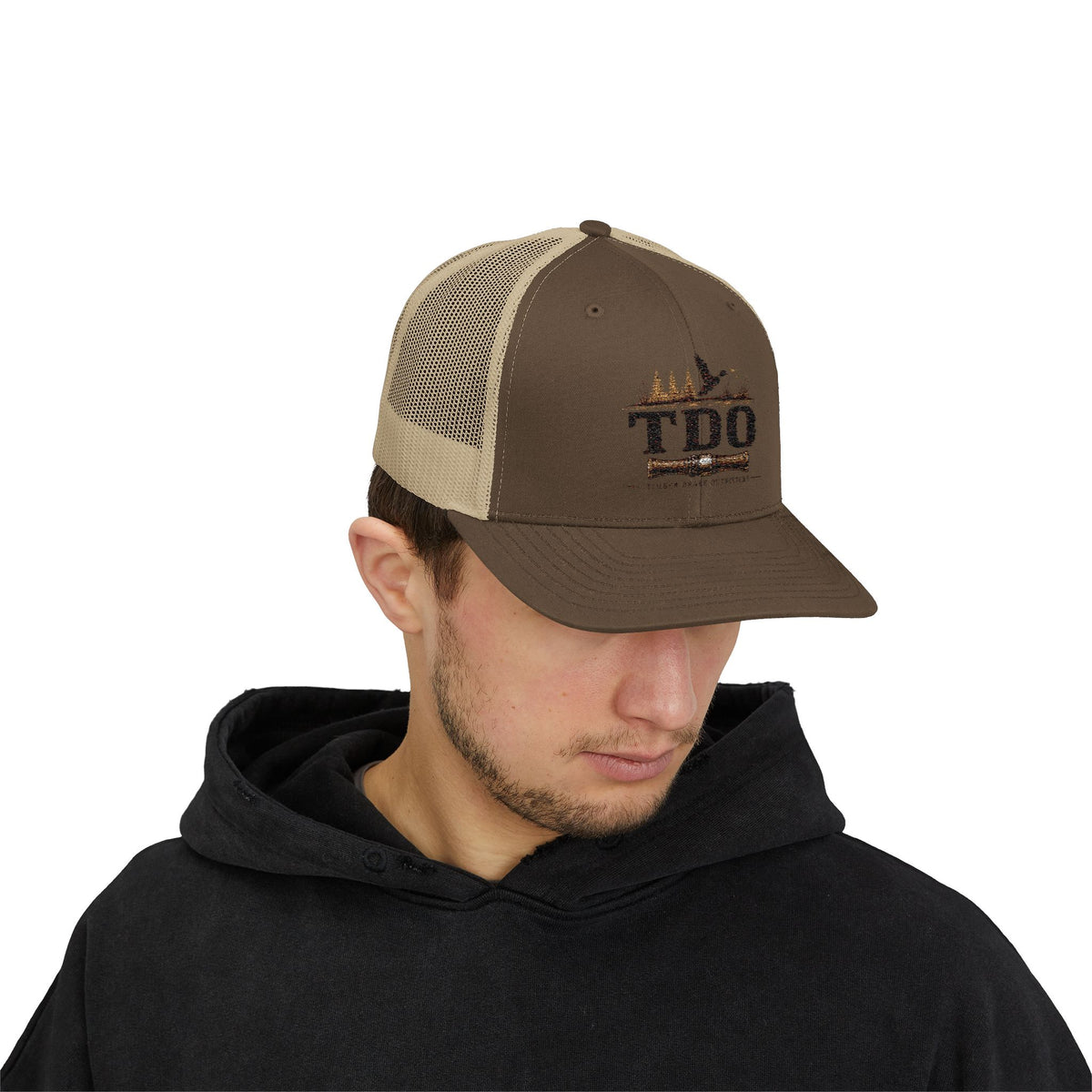TDO Duck Hunting Trucker Cap - Mesh Back Snapback Hat for Outdoorsmen